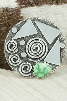 Turquoise & Sterling Silver Ring - Alex Sanchez - Size 5.5