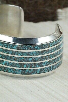 Turquoise & Sterling Silver Bracelet - Lawrence Loretto