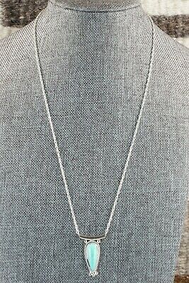Navajo Turquoise & Sterling Silver Necklace - Sharon McCarthy