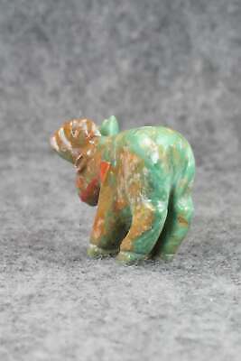 Moose Zuni Fetish Carving - Andres Quandelacy
