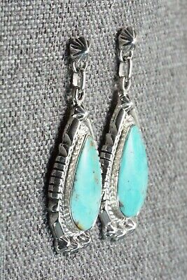 Turquoise & Sterling Silver Earrings - Annie Spencer