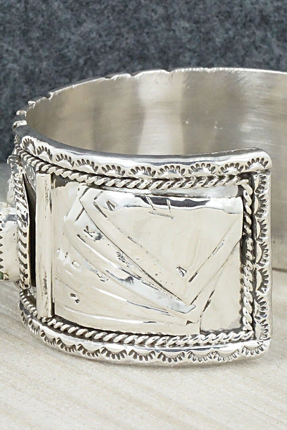 Turquoise & Sterling Silver Bracelet - Jimmy Garcia Jr.