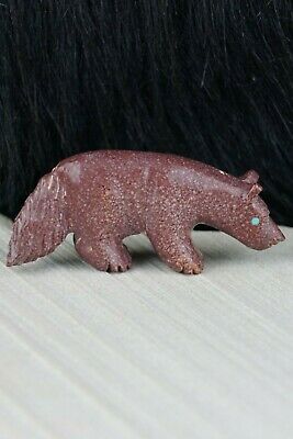 Wolf Zuni Fetish Carving - Andres Quandelacy - High Lonesome Trading