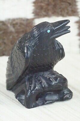 Crow Zuni Fetish Carving - Derrick Kaamasee