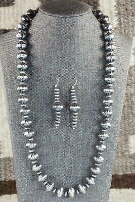 Sterling Silver Pearl Necklace and Earrings Set - Tonisha Haley