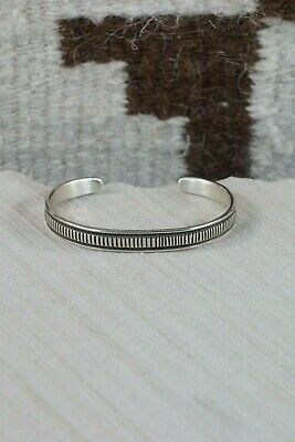 Navajo Sterling Silver Bracelet - Bruce Morgan - High Lonesome Trading