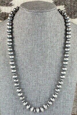 Sterling Silver Navajo Pearl Necklace - Preston Haley