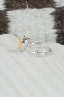 Spiny Oyster & Sterling Silver Ring - Robert Martinez - Size 6.75