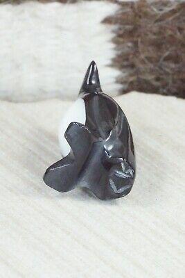 Penguin Zuni Fetish Carving - Calvert Bowannie - High Lonesome Trading