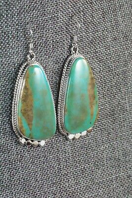 Navajo Turquoise & Sterling Silver Earrings - Sharon McCarthy