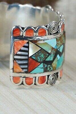 Zuni Multi Stone & Sterling Silver Bracelet - Jason Bobelu