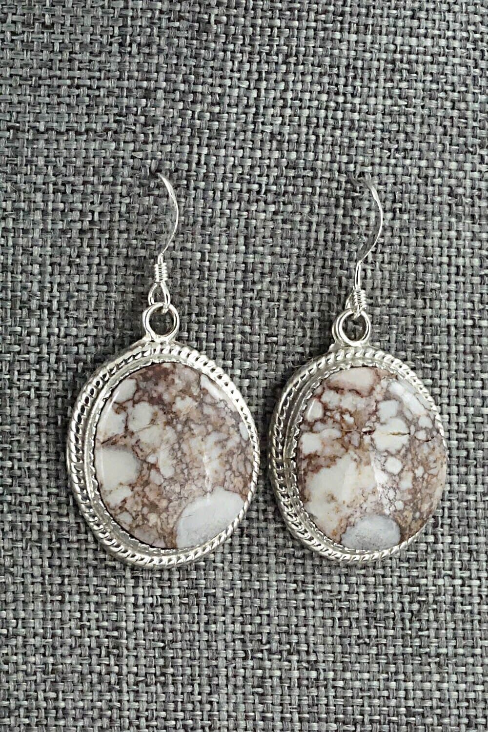 Wild Horse & Sterling Silver Earrings - Sheena Jack