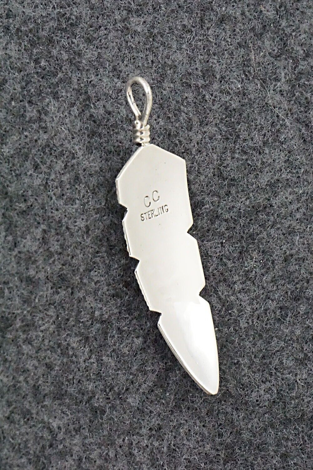 Sterling Silver Feather Pendant - Chris Charley