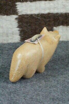 Wolf Zuni Fetish Carving - Delvin Leekya - High Lonesome Trading
