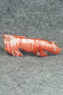 Mountain Lion Zuni Fetish Carving - Andres Quandelacy