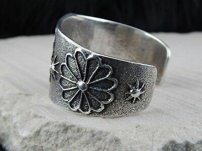Navajo Sterling Silver Bracelet - Delbert Arviso - High Lonesome Trading