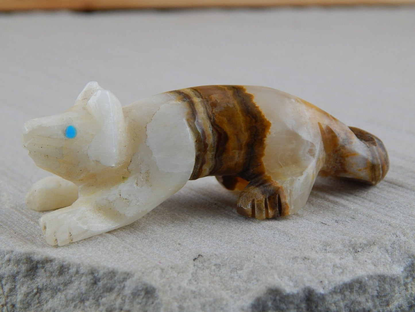 Coyote Zuni Fetish Carving - Cody Cheama - High Lonesome Trading