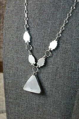 Navajo Spiny Oyster & Sterling Silver Necklace - Verley Betone