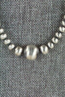 Sterling Silver Navajo Pearl Necklace - Jan Mariano