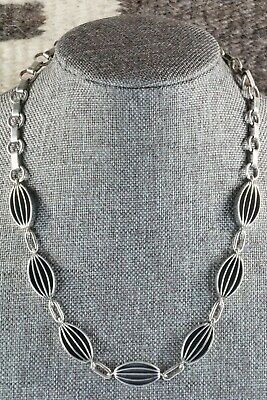 Navajo Sterling Silver Necklace - James Bahe
