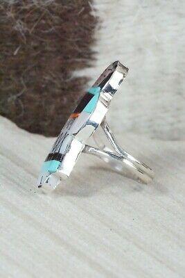 Corn Maiden & Sterling Silver Ring - Joyce Waseta - Size 9 - High Lonesome Trading