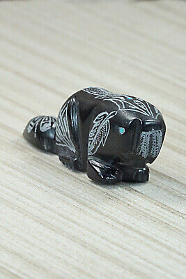 Beaver Zuni Fetish Carving - Adrian Cachini