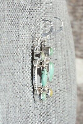 Turquoise & Sterling Silver Earrings - Harris Largo