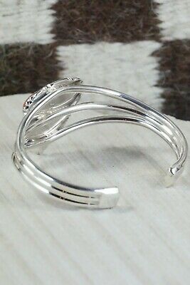 Navajo Spiny Oyster & Sterling Silver Bracelet - Daniel Benally