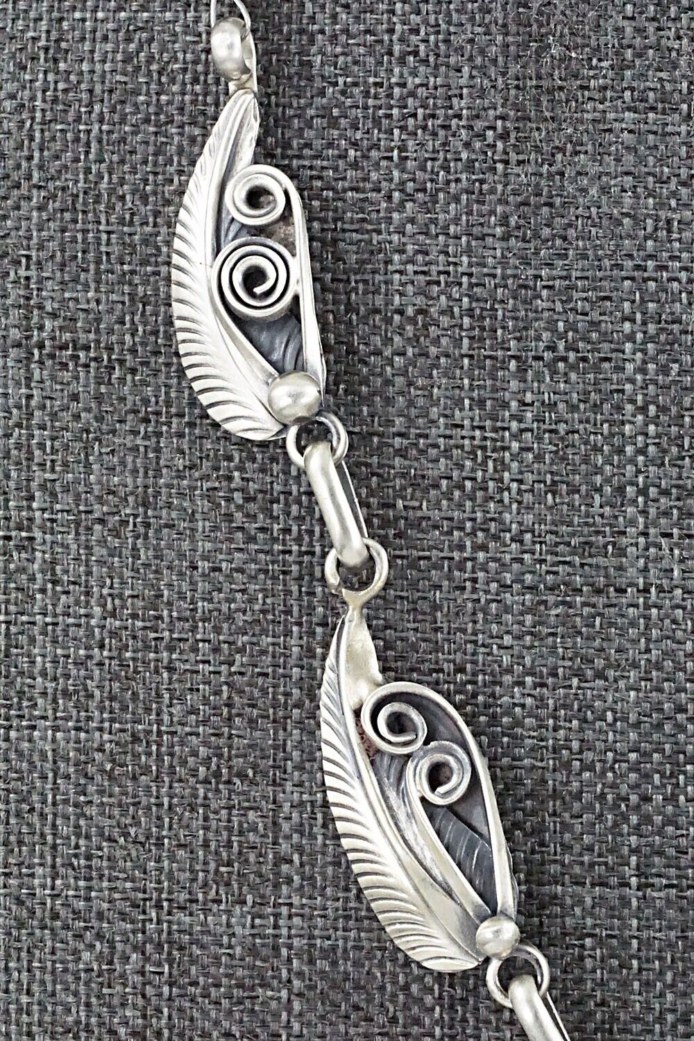 Turquoise & Sterling Silver Necklace - Davey Morgan