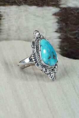 Turquoise & Sterling Silver Ring - Daniel Benally - Size 5.75