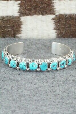 Turquoise and Sterling Silver Bracelet - Darleen Begay