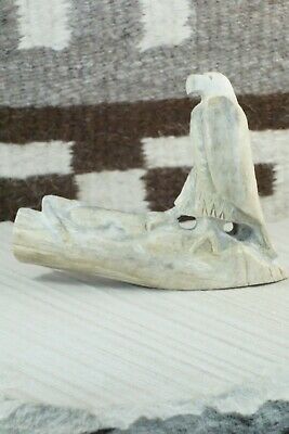 Eagle Zuni Fetish Carving - Allison White