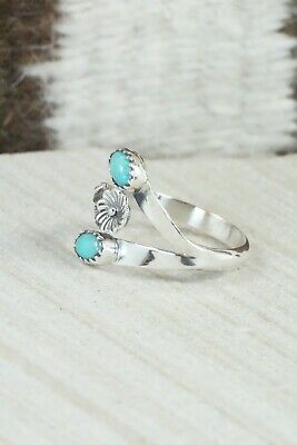 Turquoise & Sterling Silver Ring - Harris Largo - 10.5