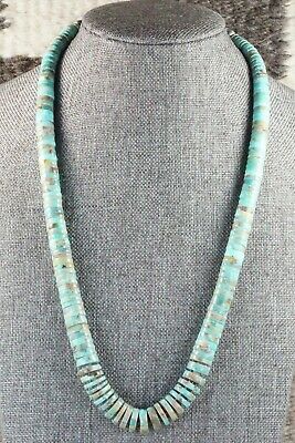Turquoise & Sterling Silver Necklace - Joann Garcia