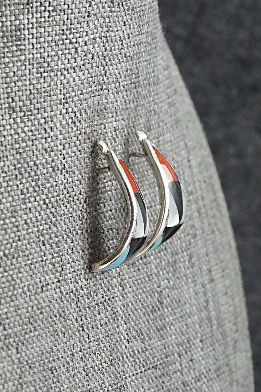 Multi Stone & Sterling Silver Earrings - Florency Lucio
