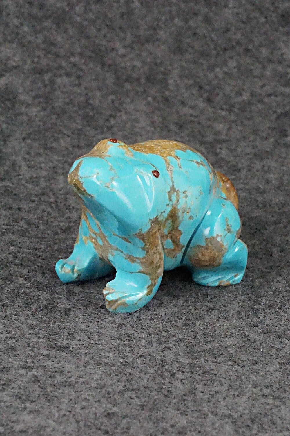 Frog Zuni Fetish Carving - Amos Pino