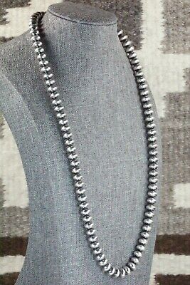 Sterling Silver Navajo Pearl Necklace - Jan Mariano