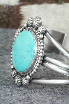 Turquoise and Sterling Silver Bracelet - Michael Calladitto
