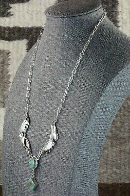 Turquoise & Sterling Silver Necklace - Sarah Yazzie