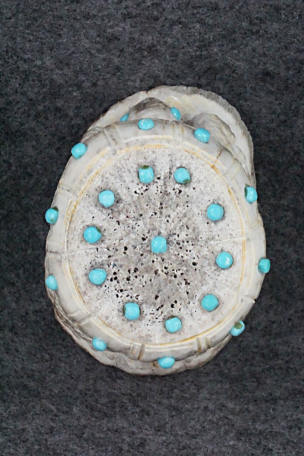 Turtle Zuni Fetish Carving - Garrick Weeka