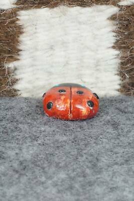 Lady Bug Zuni Fetish Carving - Reynold Lunasee