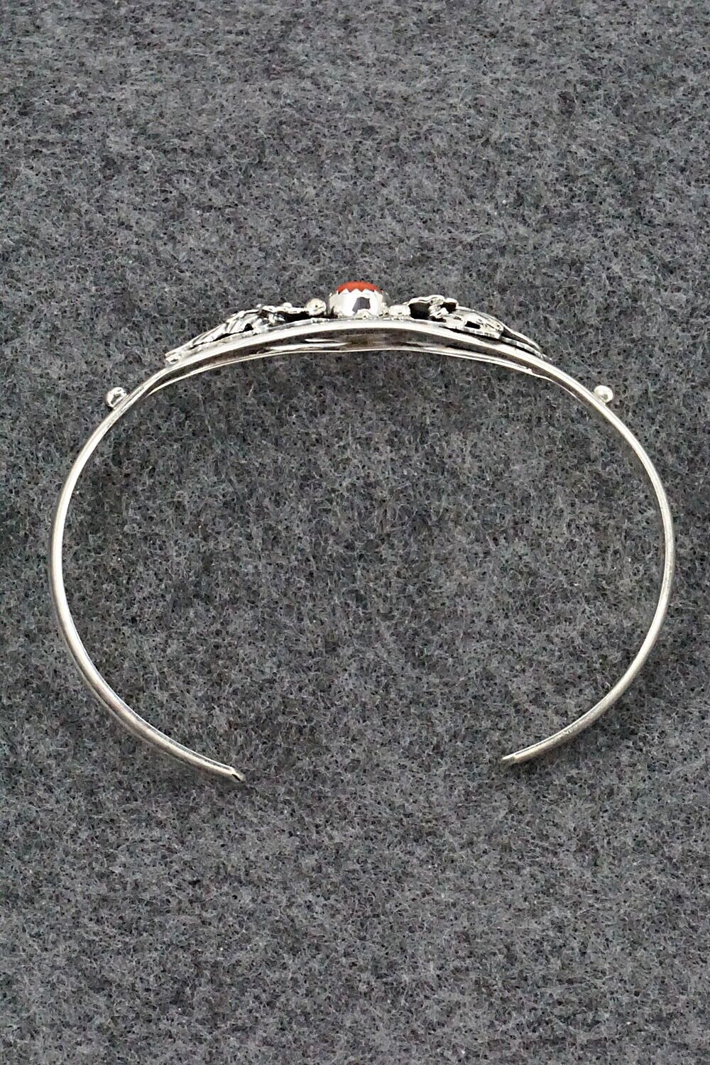 Coral & Sterling Silver Bracelet - Sadie Jim