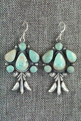 Turquoise & Sterling Silver Earrings - Bobby Platero