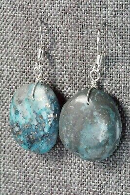 Turquoise & Sterling Silver Earrings - Joann Garcia