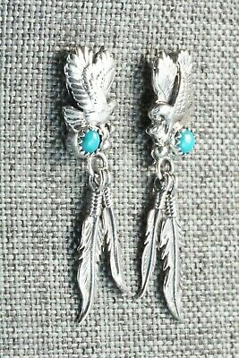Turquoise & Sterling Silver Earrings - Annie Spencer