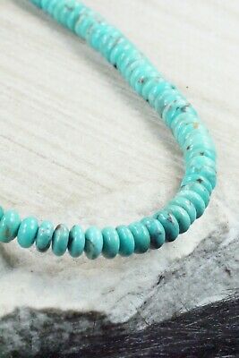 Turquoise & Sterling Silver Necklace - Navajo