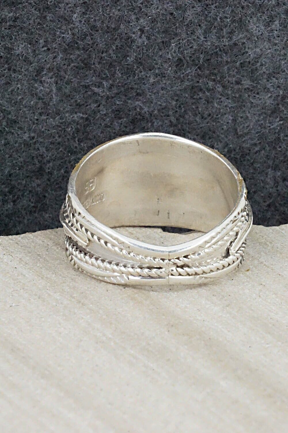 Turquoise and Sterling Silver Ring - Betty Begay - Size 13