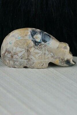 Bear Zuni Fetish Carving - Gerald Peina - High Lonesome Trading