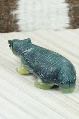 Badger Zuni Fetish Carving - Ronnie Lunasee