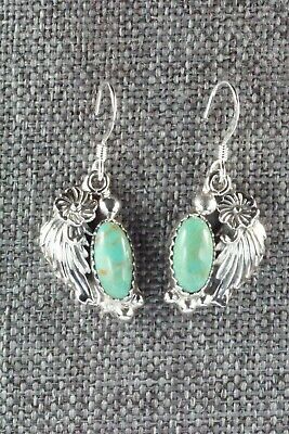 Turquoise & Sterling Silver Earrings - KimMarie Whitehorse